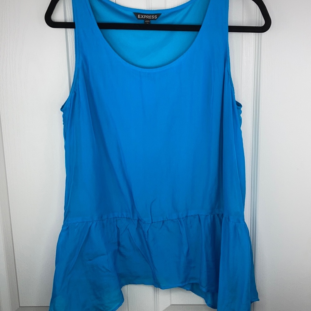 Express Asymmetrical Silk Top